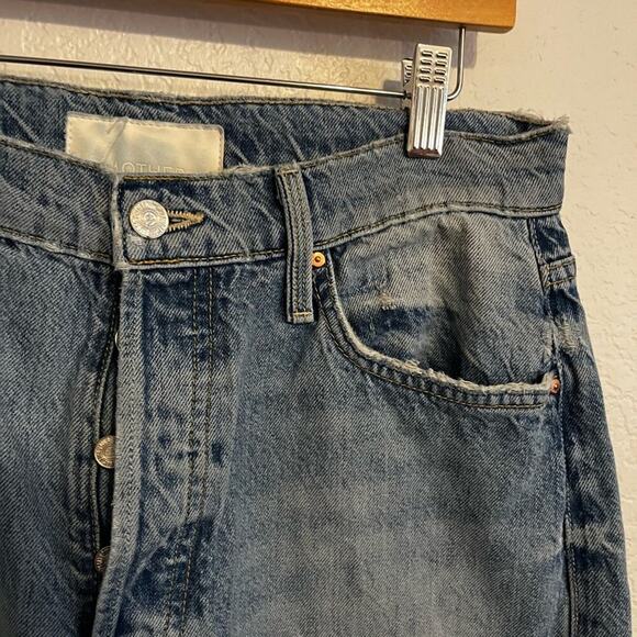 MOTHER The Huffy Skimp High Waist Straight Jeans Hotter on the Other Side 30 - Picture 5 of 12